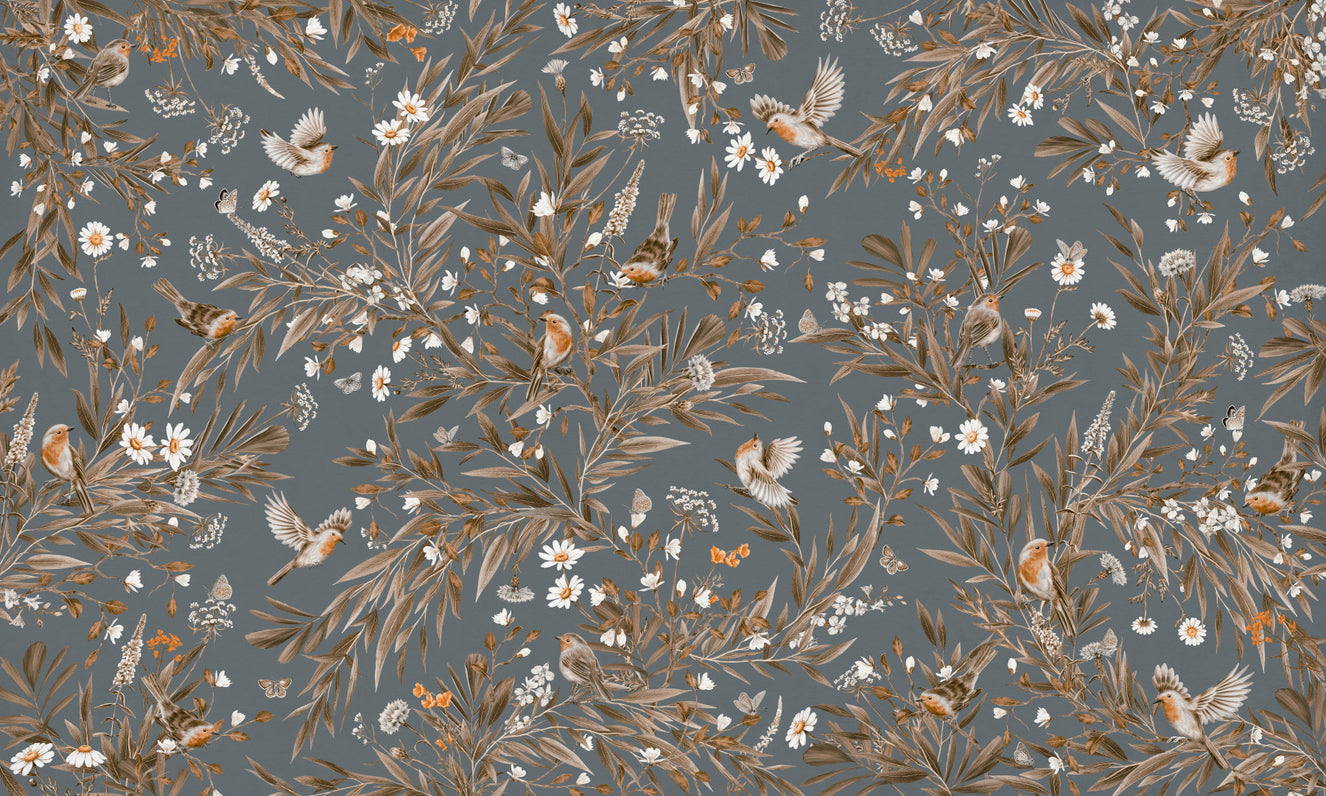 Birds & Blooms Harmony Wall Mural