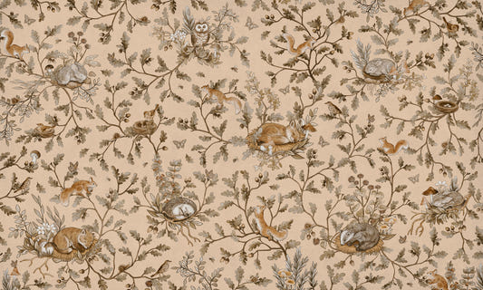 Forest Slumber Wallpaper Wall Mural