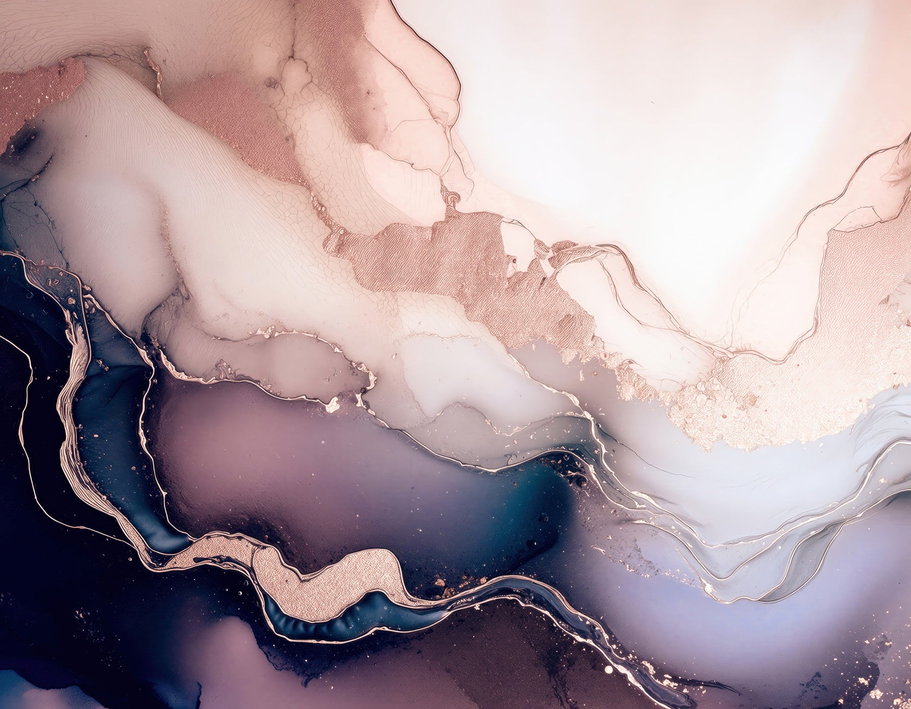 Soft Mineral Hues Purple Wall Mural in your room — zoomed