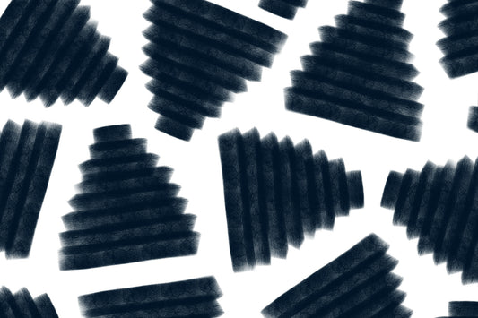 Papier peint mural abstrait indigo