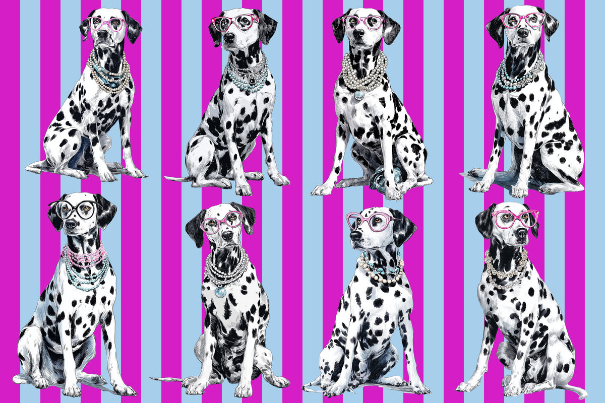 Diamond Dalmata  Wall Mural in your room — zoomed