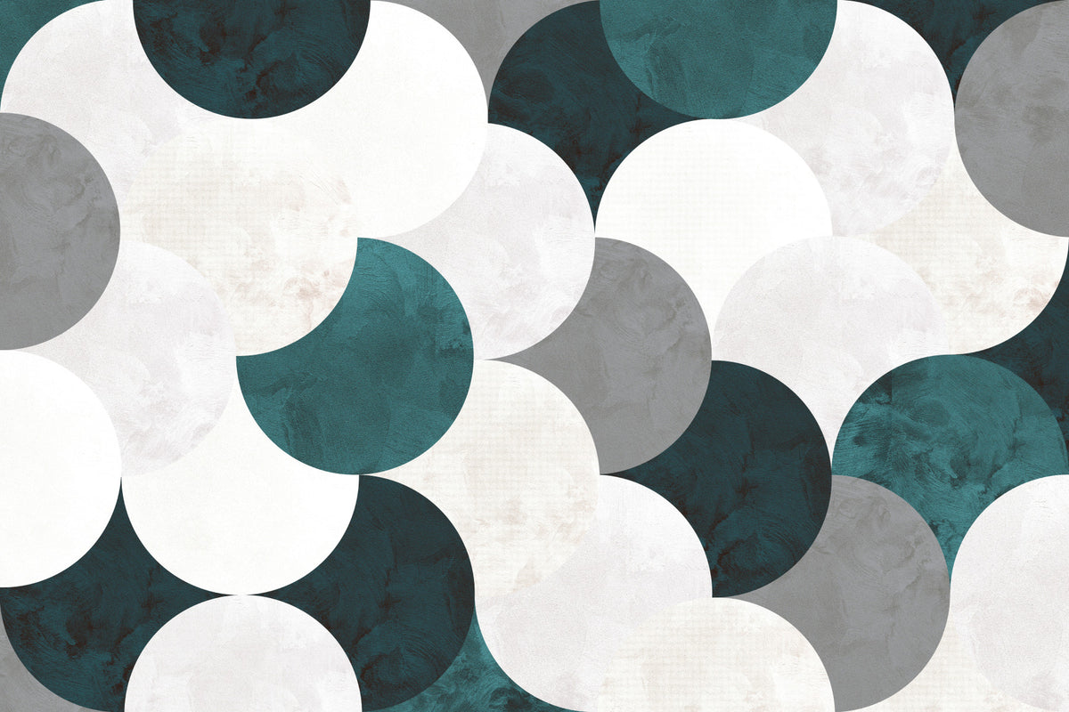 Circle Abstract wall 03 Wall Mural in your room