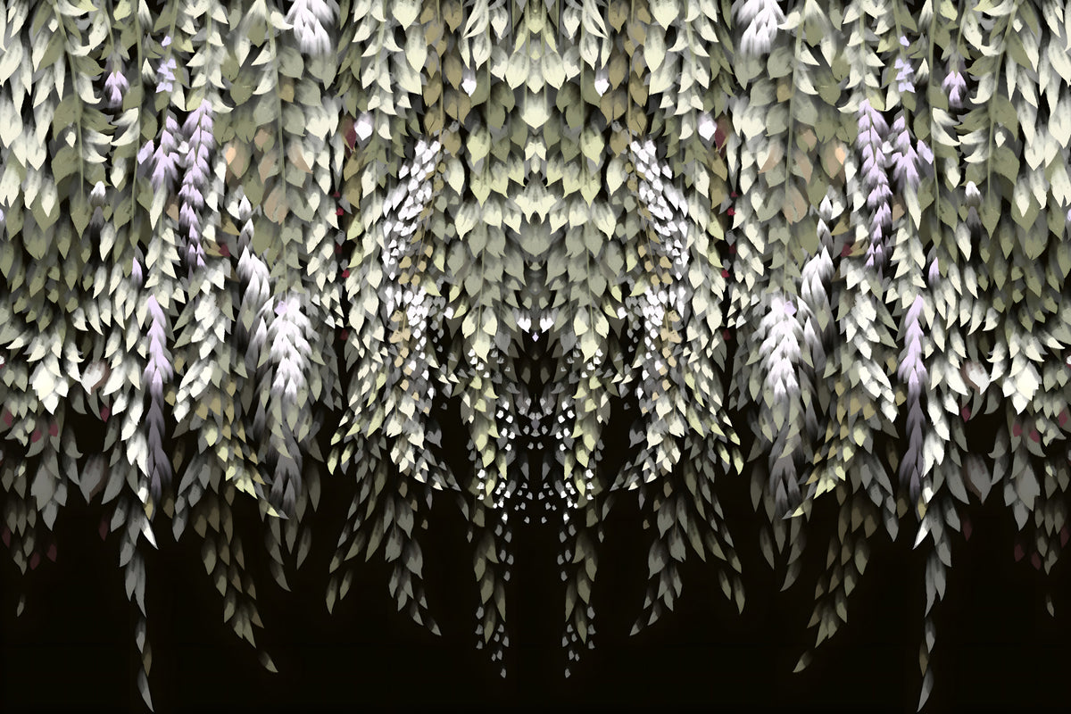 Wisteria Cascade Wallpaper⁠ in your room — zoomed