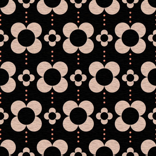 Papier peint charme des années 60