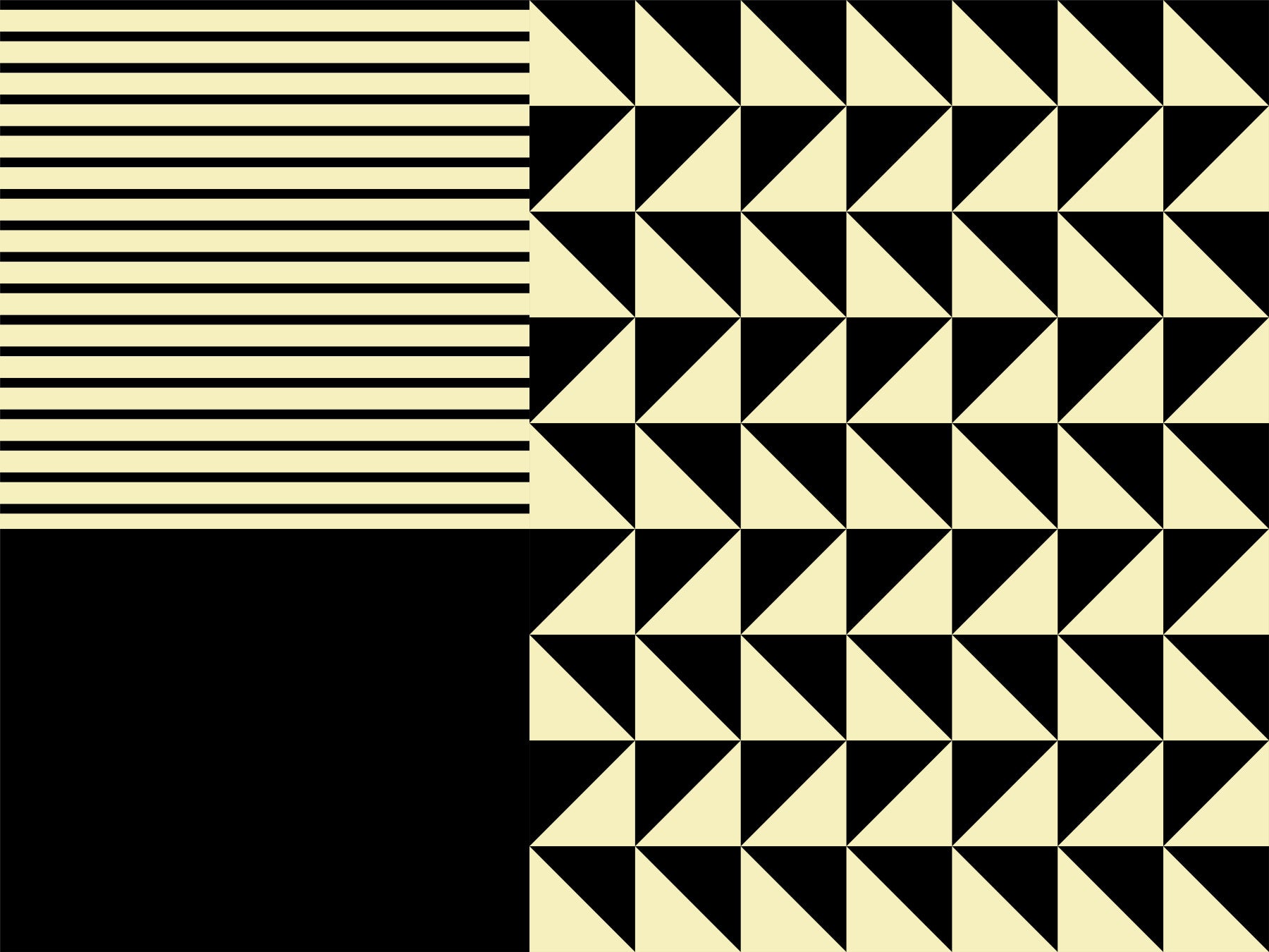 Fresque murale formes duo dynamique in your room — zoomed