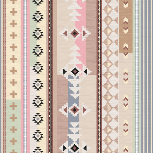 Papier peint bohème aztèque⁠