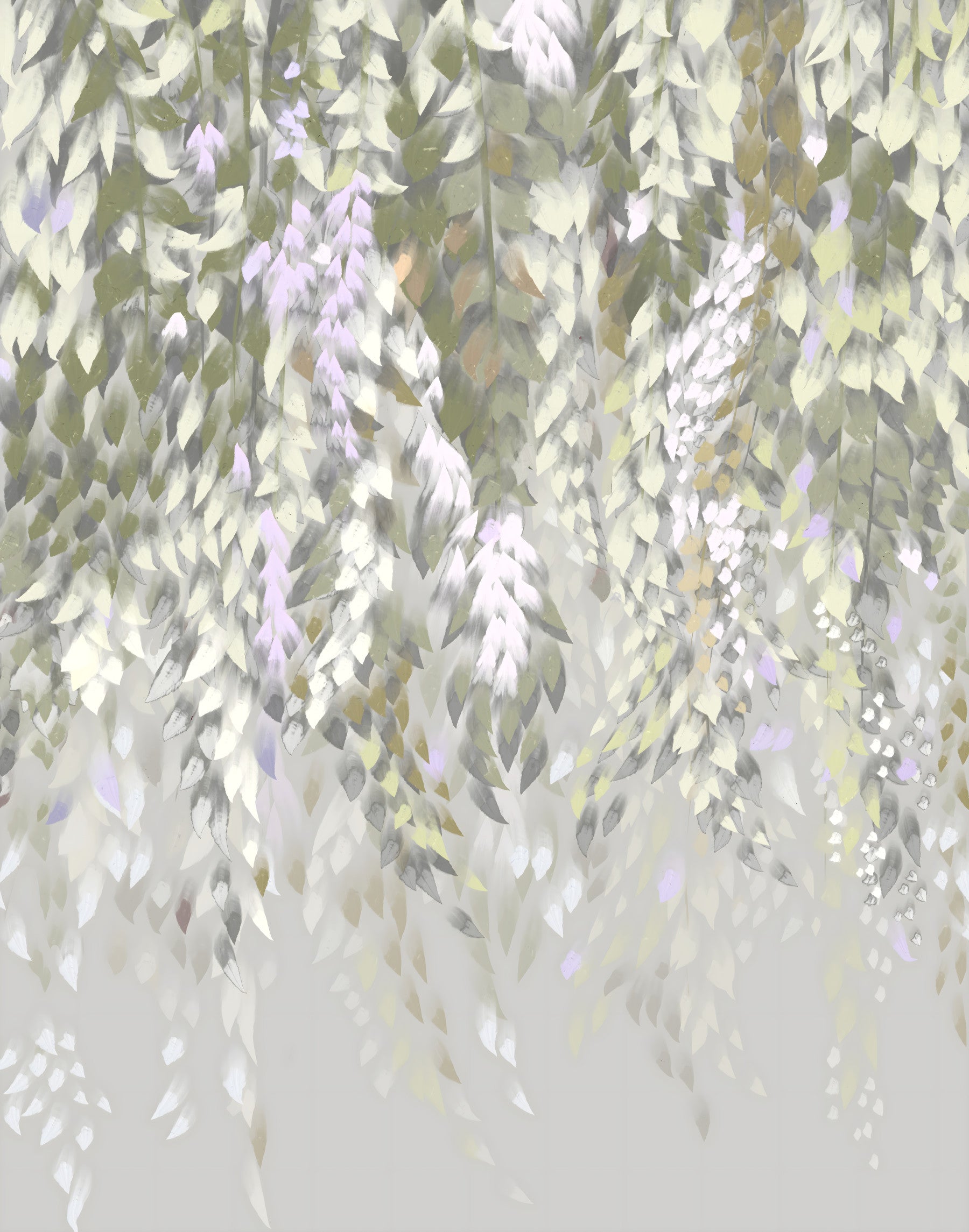 Falling Leaves Serenity Wall Mural
