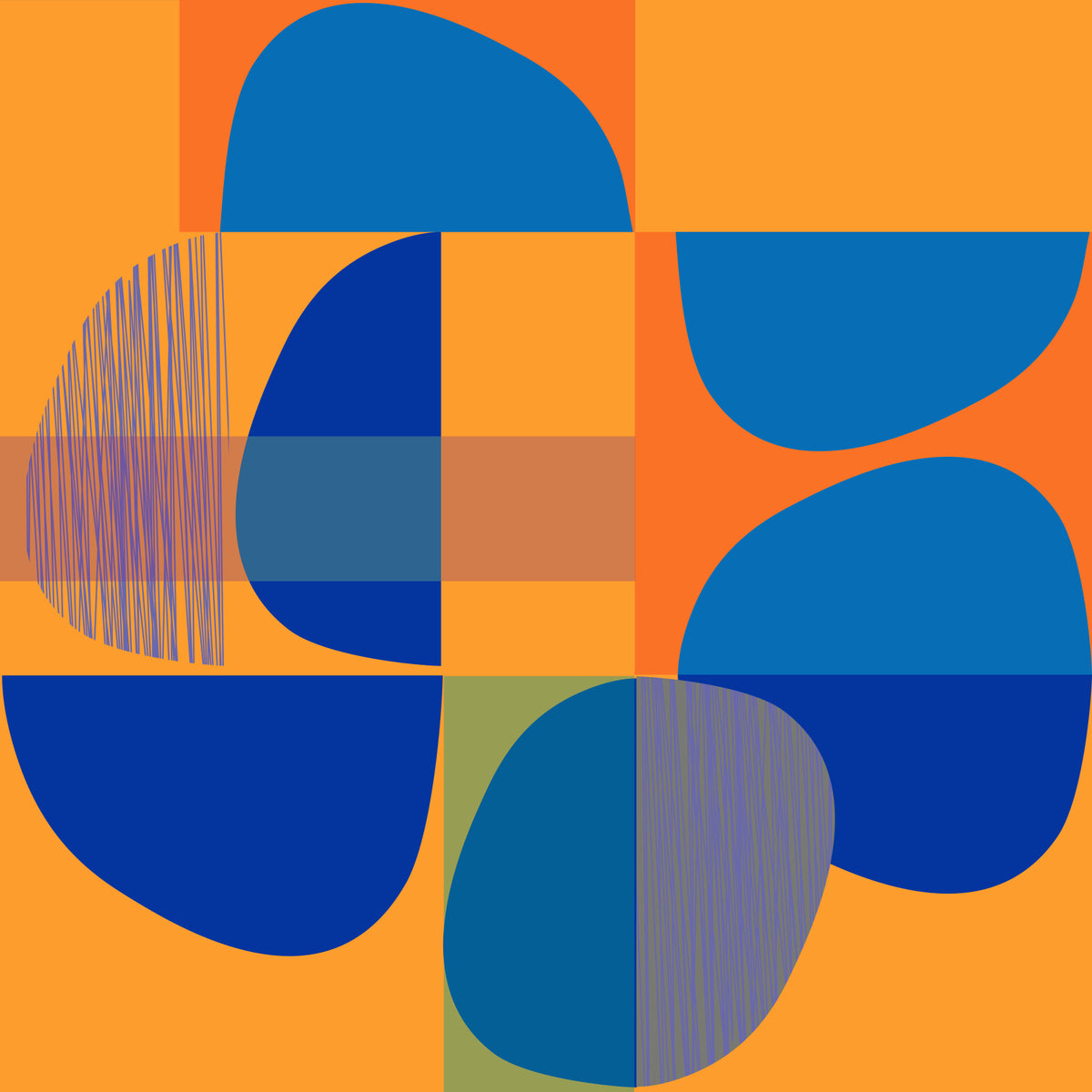 Vivid Geometry Wall Mural