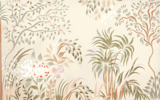 Fresque murale Murmures de Jardin
