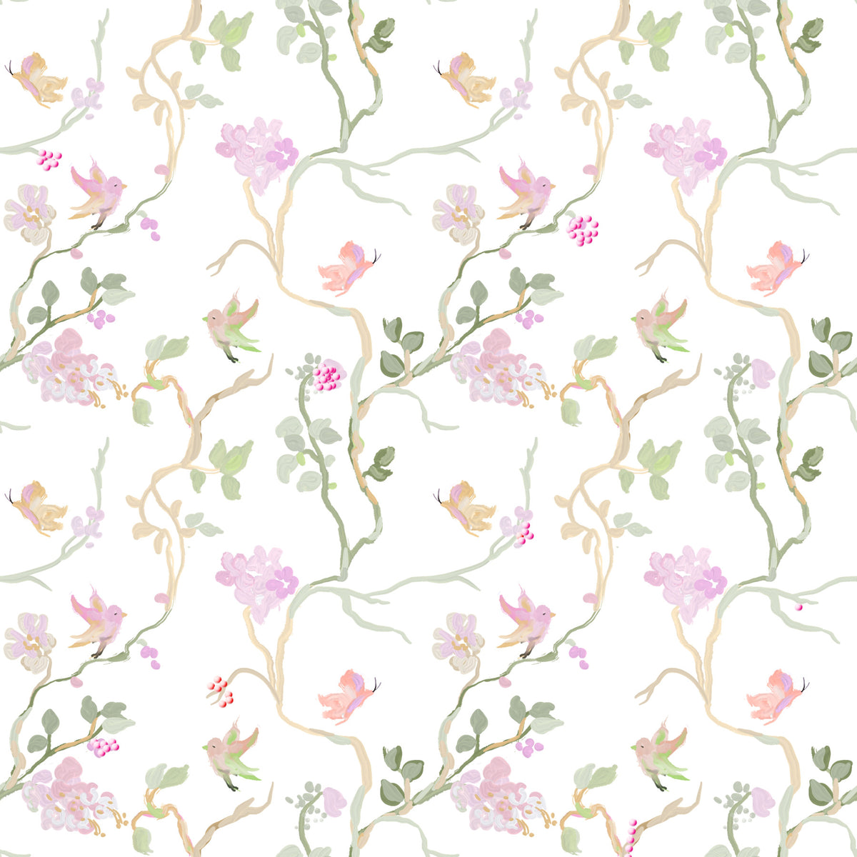 Blossom & Flight Wallpaper⁠ in your room