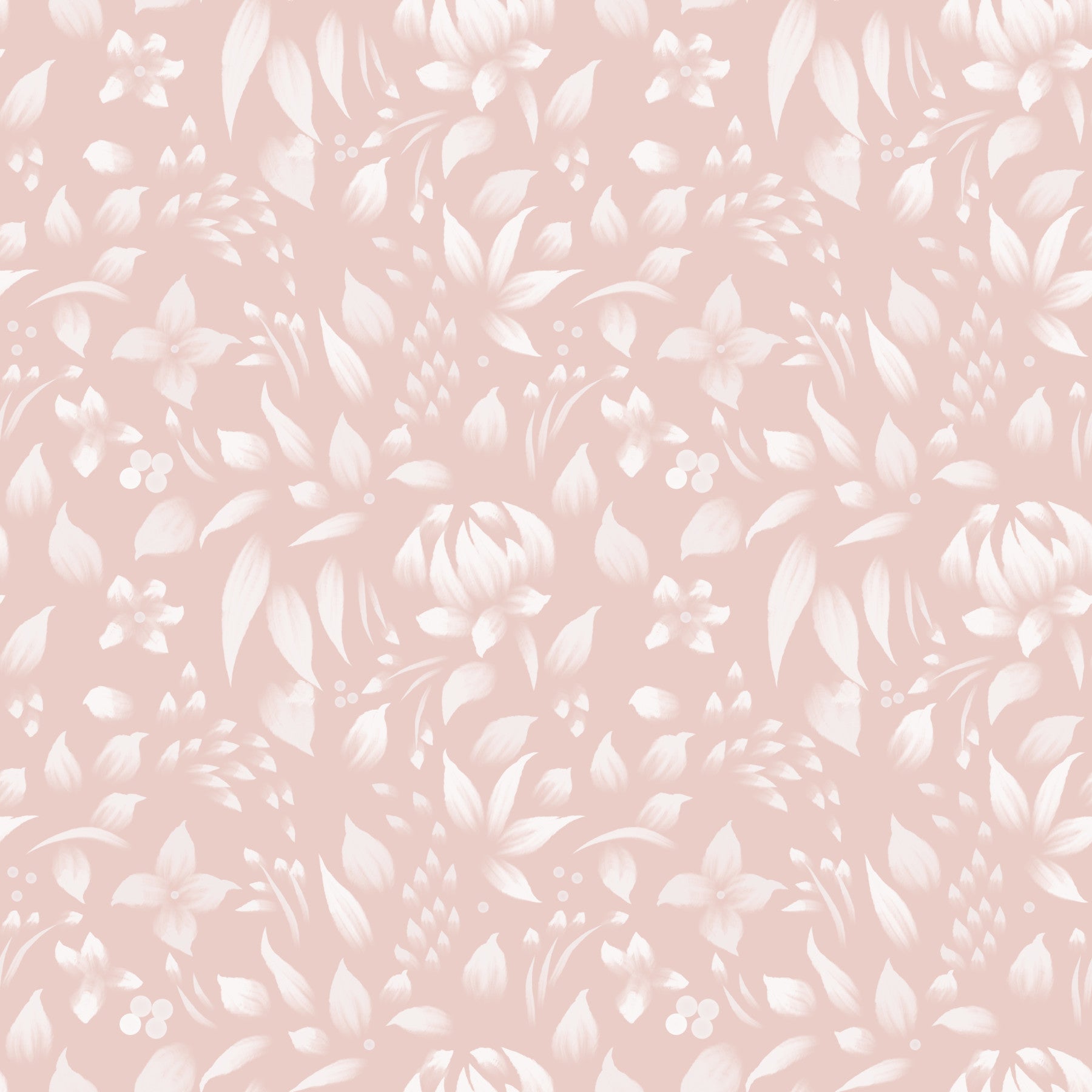 Papier peint fleurs apaisantes de printemps en floraison blush