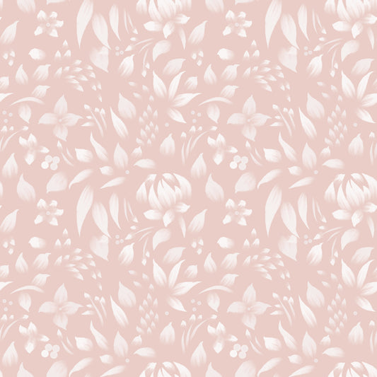 Blush blooming spring calming flowers Wallpaper⁠