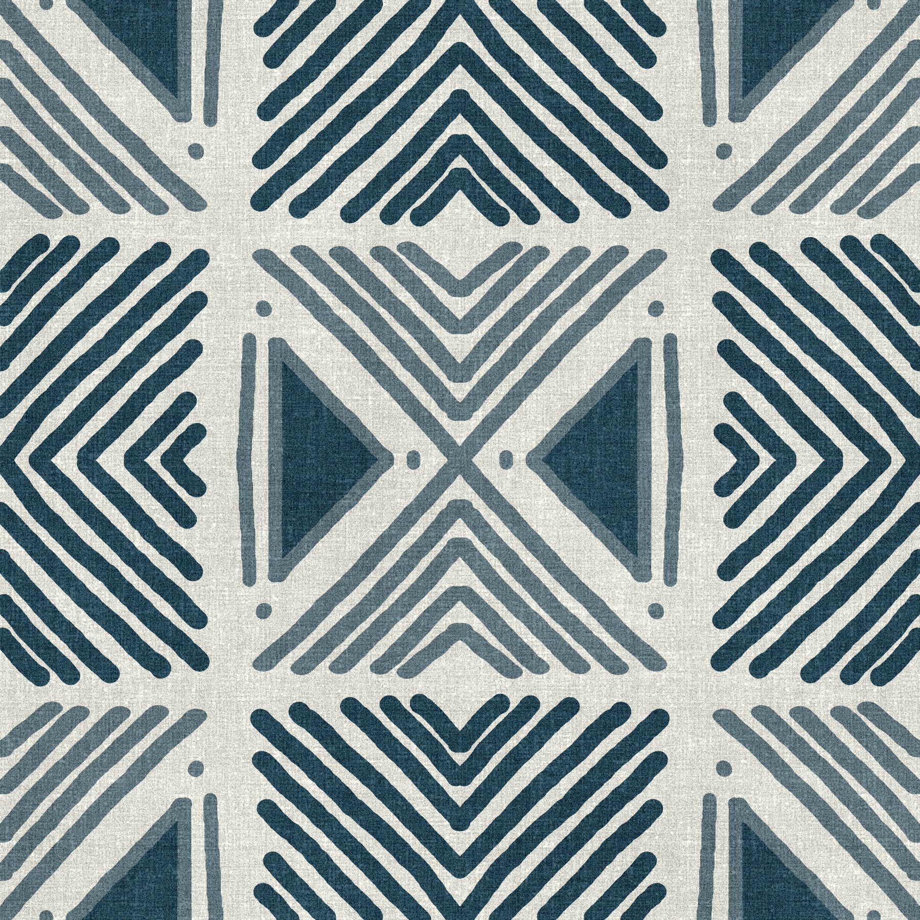Tribal Denim Motif Wallpaper⁠