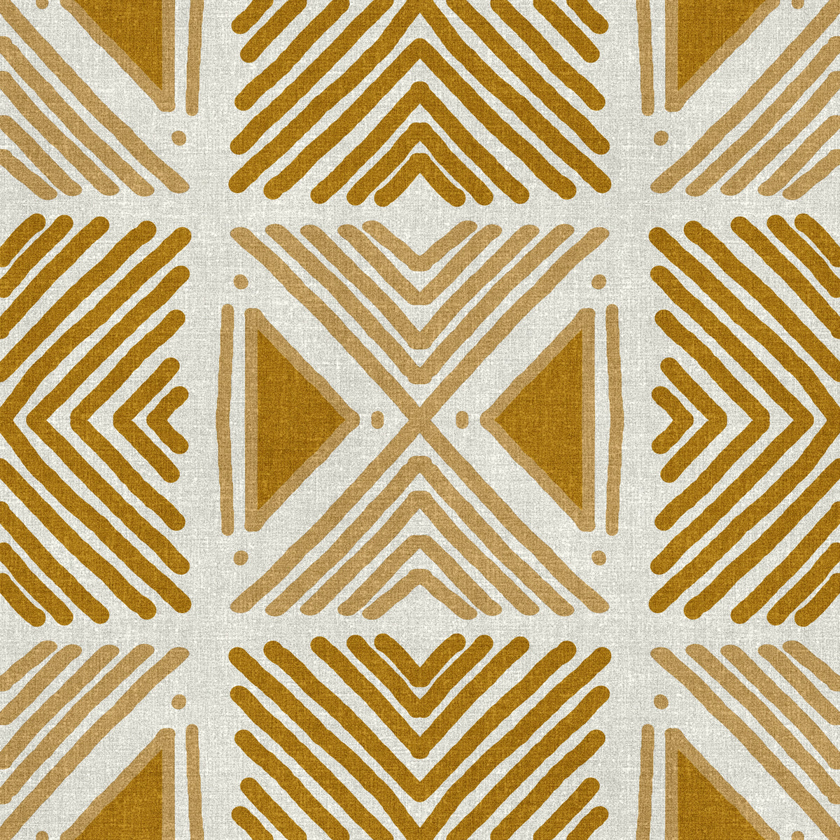 Papier peint à motif de feuillage tribal in your room — zoomed