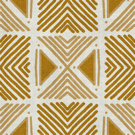Papier peint à motif de feuillage tribal