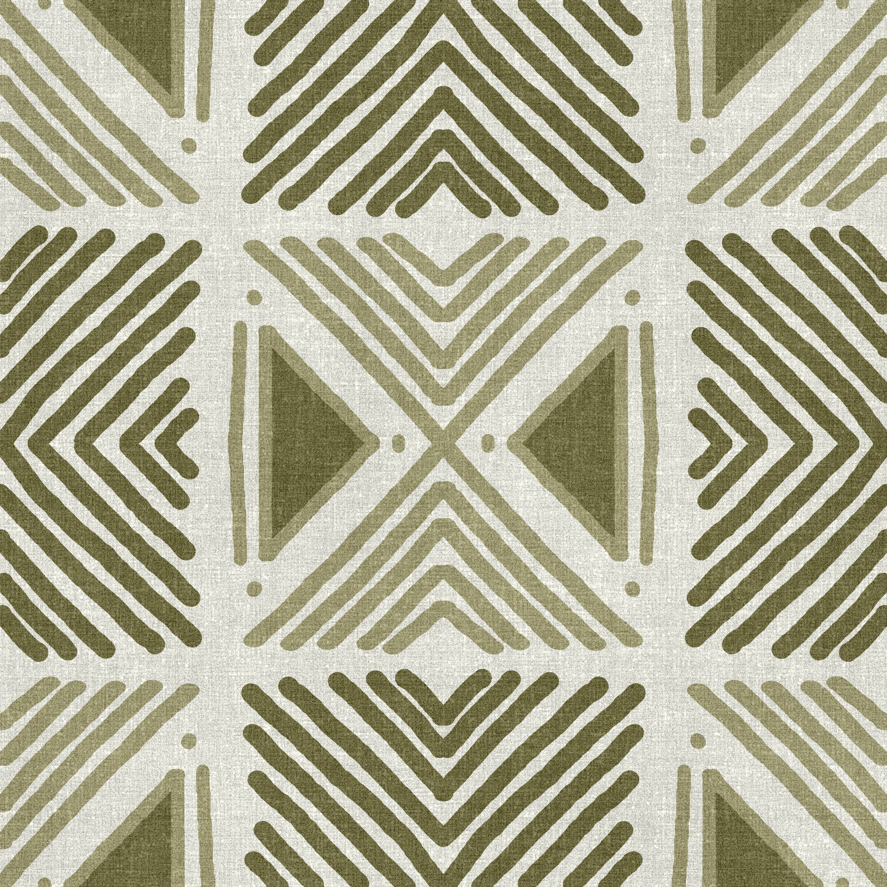 Tribal Herbs Motif Wallpaper⁠