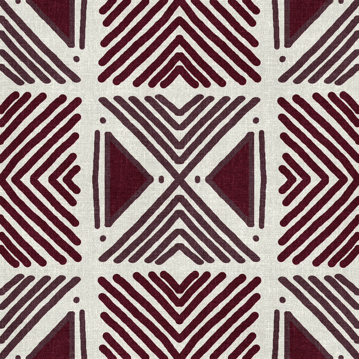 Papier peint motif vin tribal⁠ in your room — zoomed