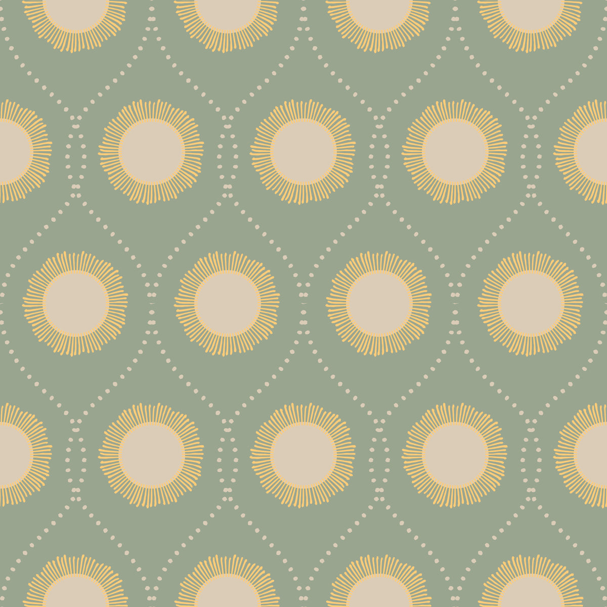 Retro Radiance Wallpaper⁠ in your room — zoomed
