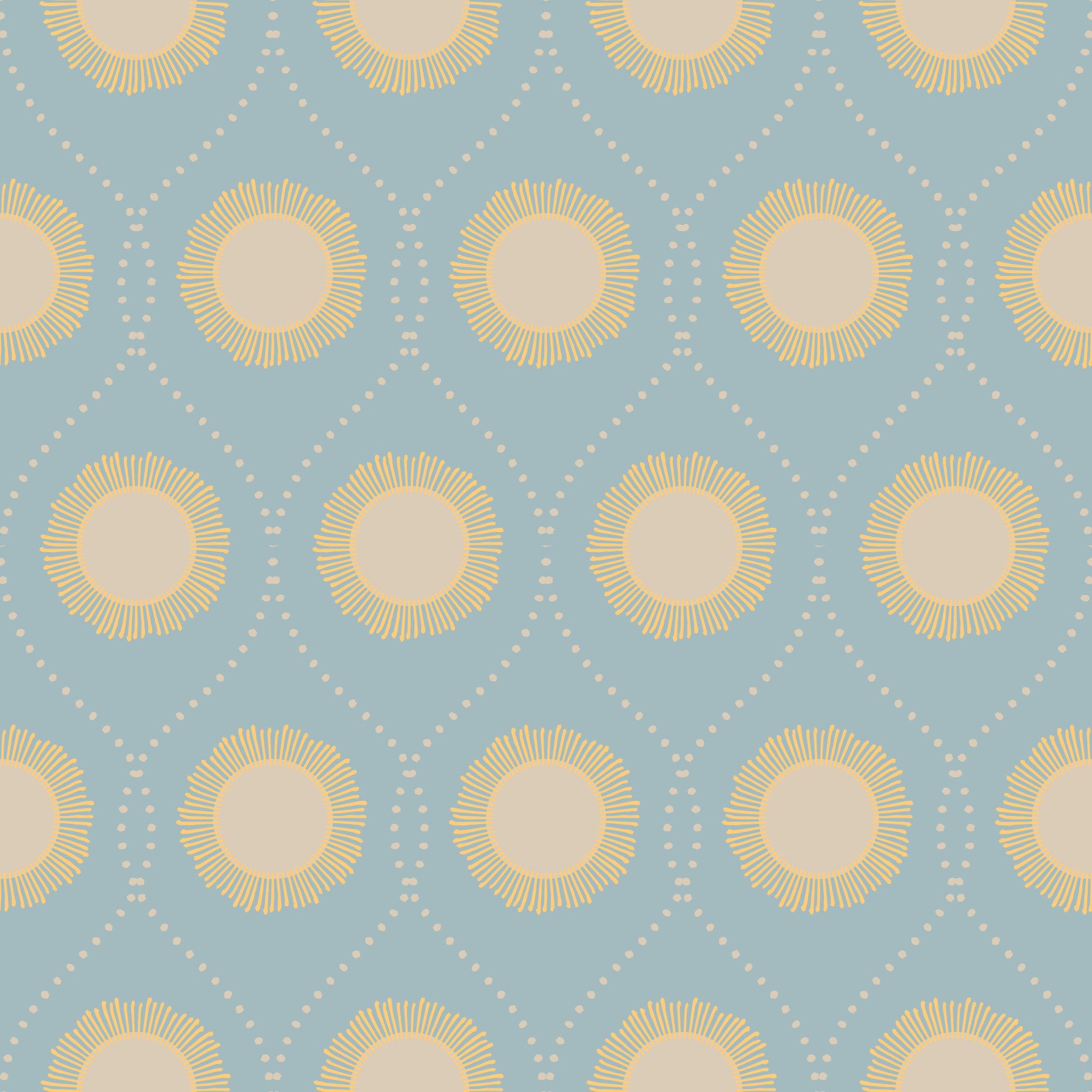 Dotted Diamonds Wallpaper⁠ in your room — zoomed