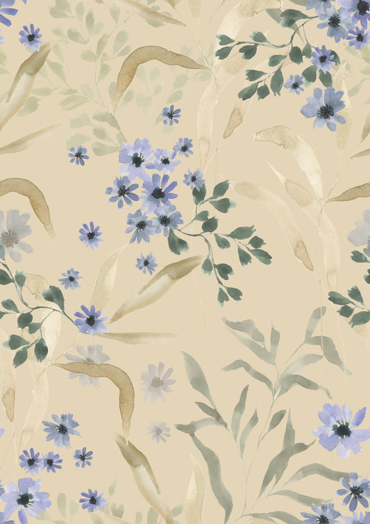 Papier peint Fleurs à l'aquarelle⁠ -2954608