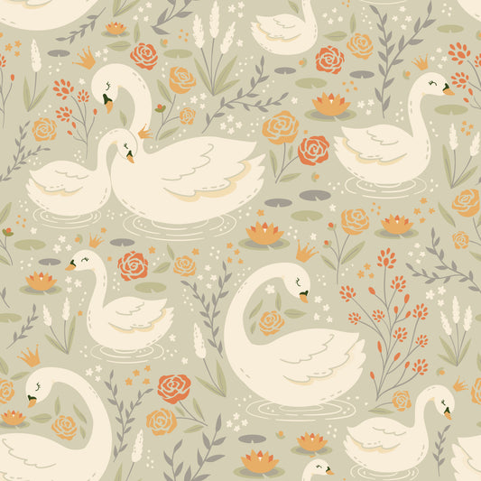 Papier peint Rêves du Lac des Cygnes⁠ -2962369