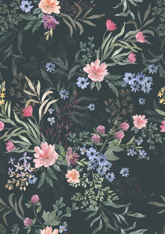 Papier peint floral éthéré⁠ -2954617