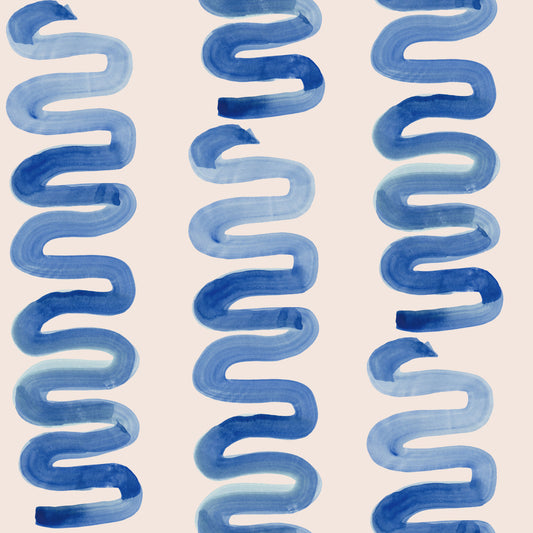 Papier peint Tourbillons azur⁠ -2963137
