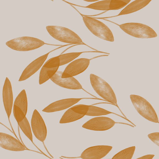 Papier peint Murmure Feuille d'Or - 2983577