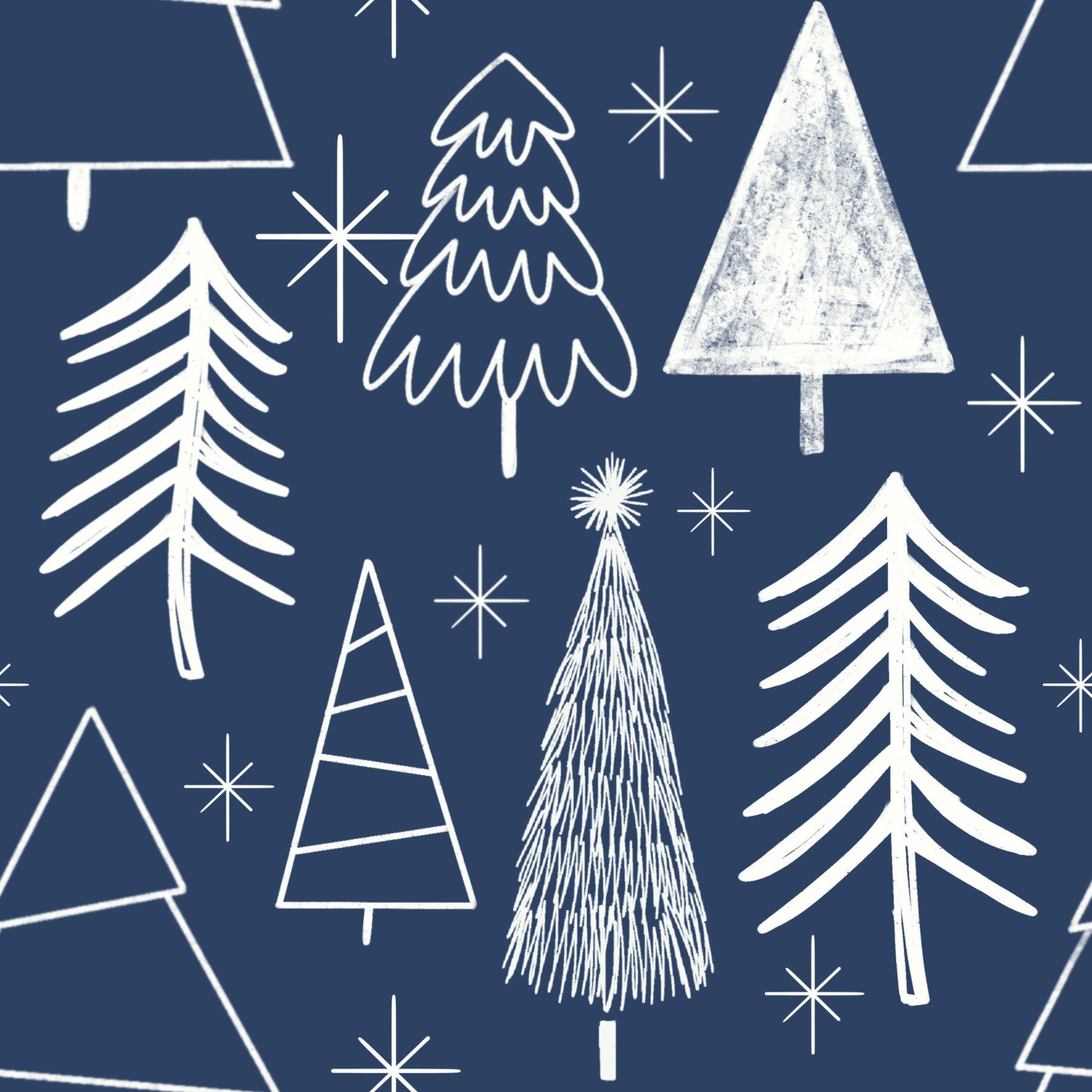 Papier peint Arbres d'hiver - 2984766