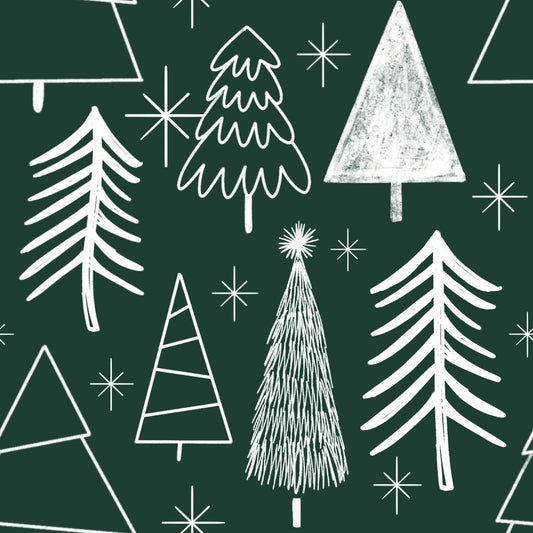 Starry Evergreen Wallpaper⁠ - 2984777