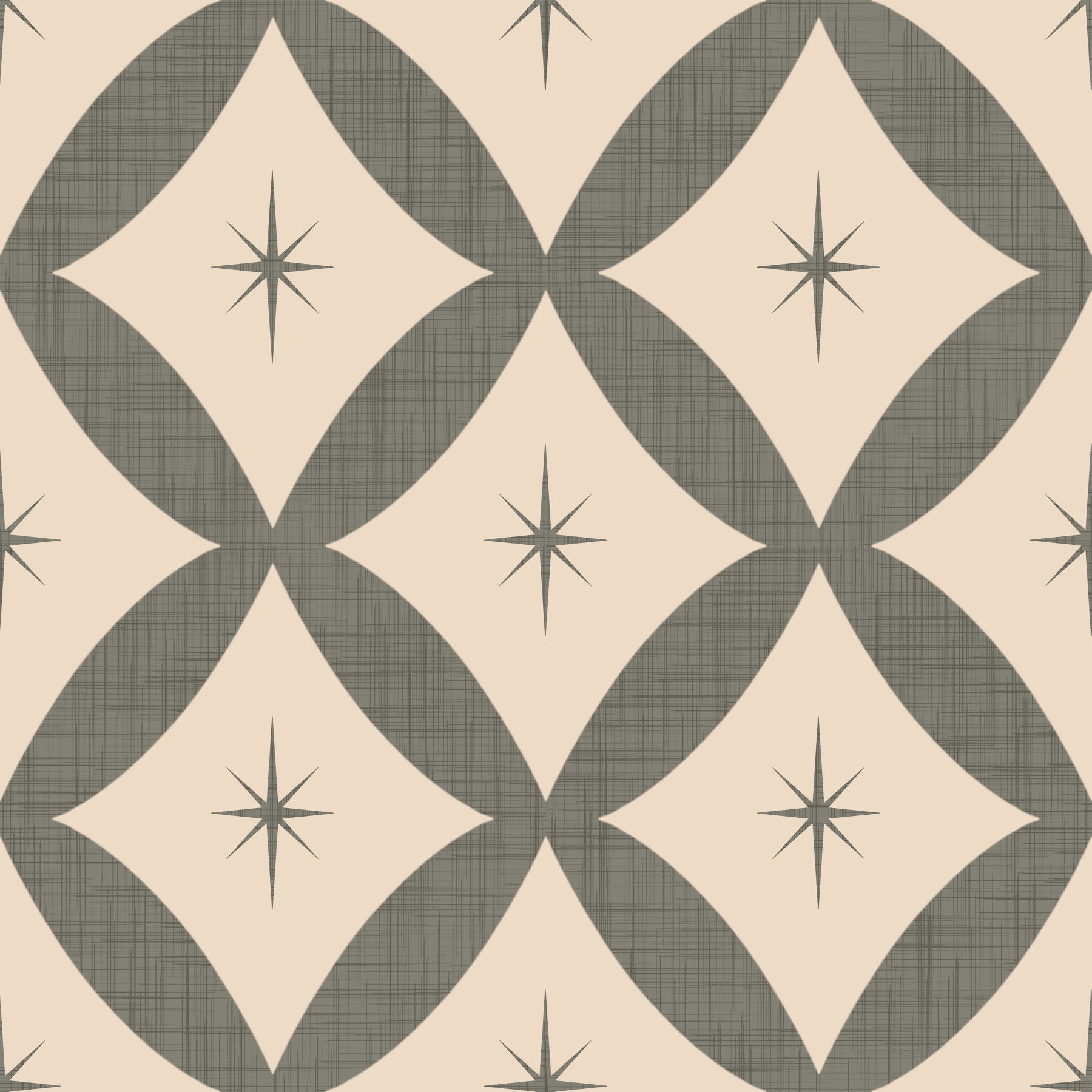 Retro Atomic Starburst Wallpaper⁠ -2995344