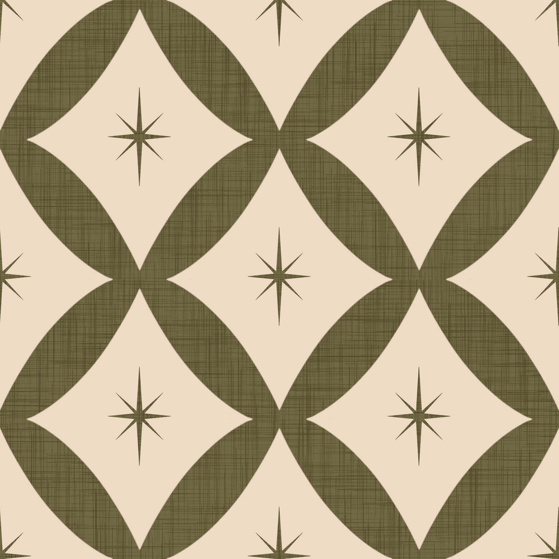 Vintage Geometric Stars Wallpaper⁠ -2995340
