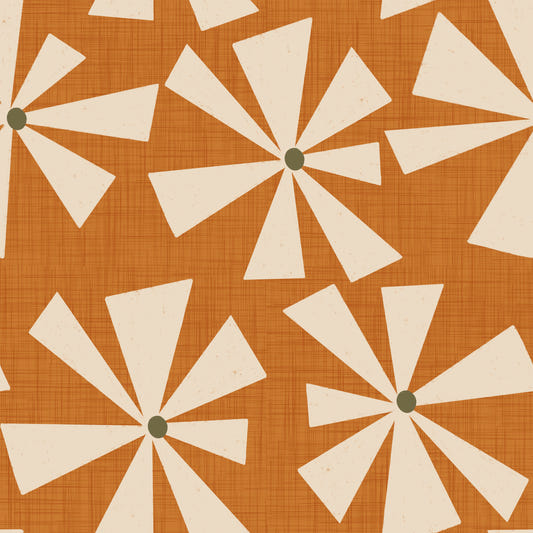Retro Bloom Burst Wallpaper⁠ -2995379