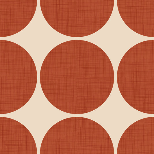 Papier peint Bulles en terre cuite⁠ -2995407