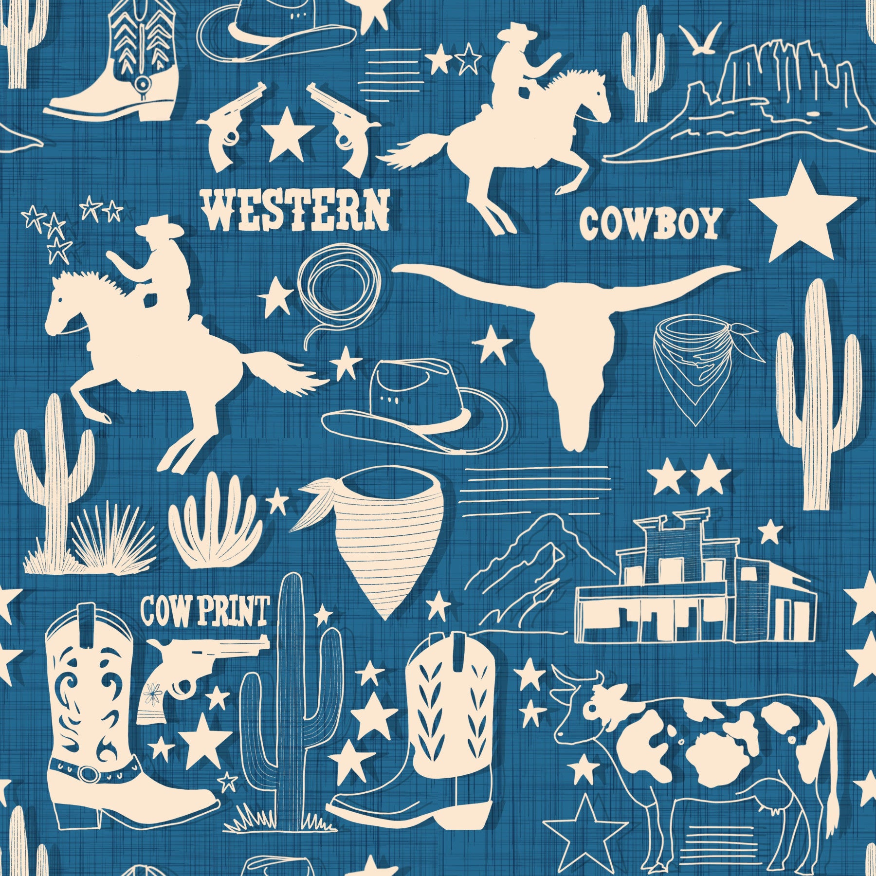 Wild West Blueprint Wallpaper⁠ -3017179 in your room — zoomed