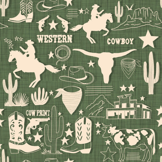 Wild West Sketch Wallpaper⁠ -3017184