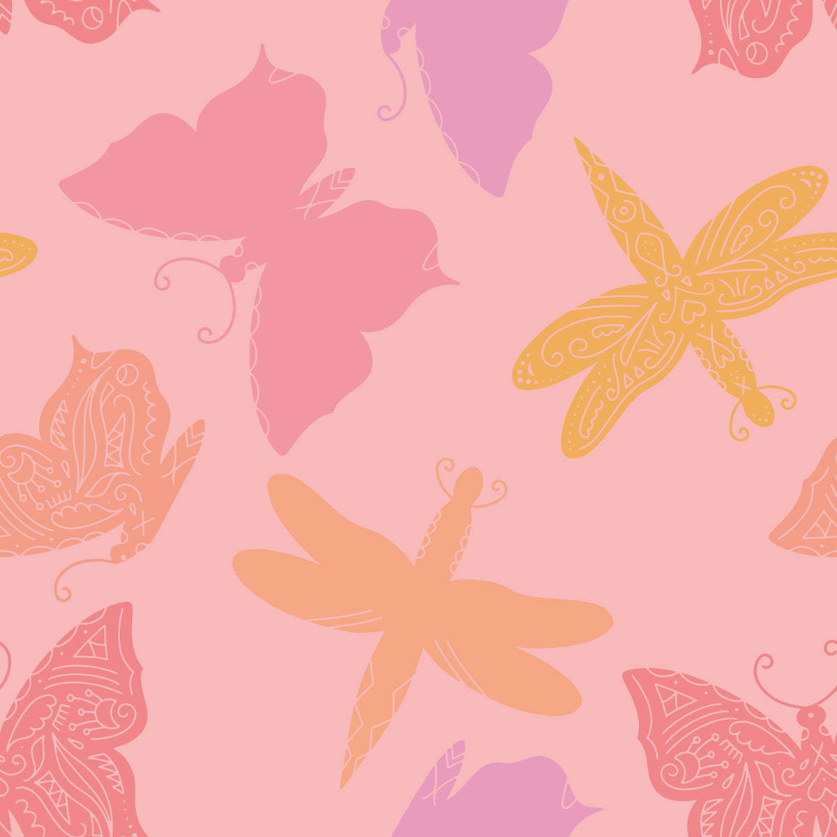 Butterfly Wings & Dragonflies Wallpaper⁠ -3108175 in your room — zoomed