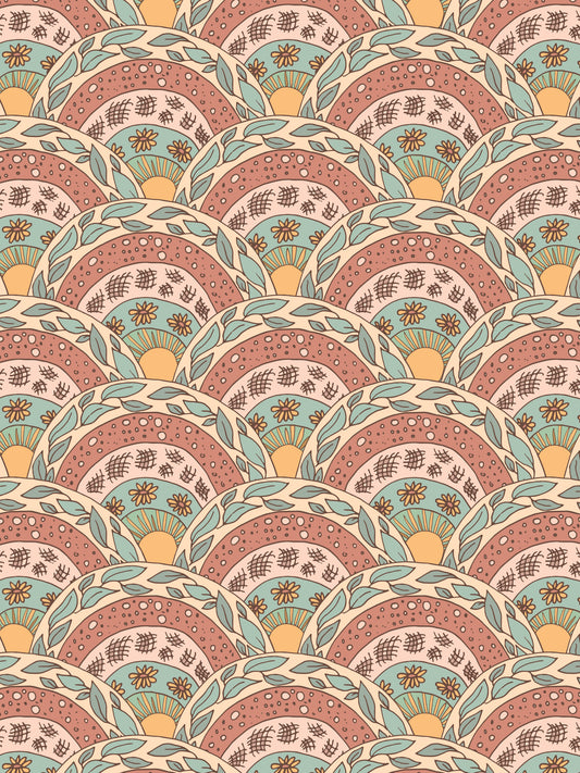 Boho Sunburst Bloom Wallpaper⁠ -3245540