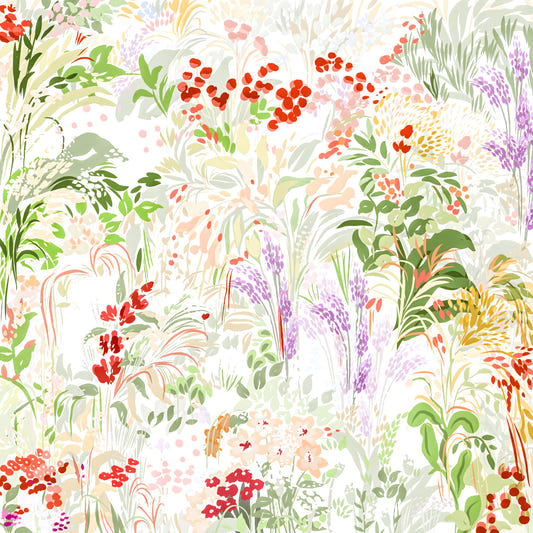 Painterly Meadow Wall Mural