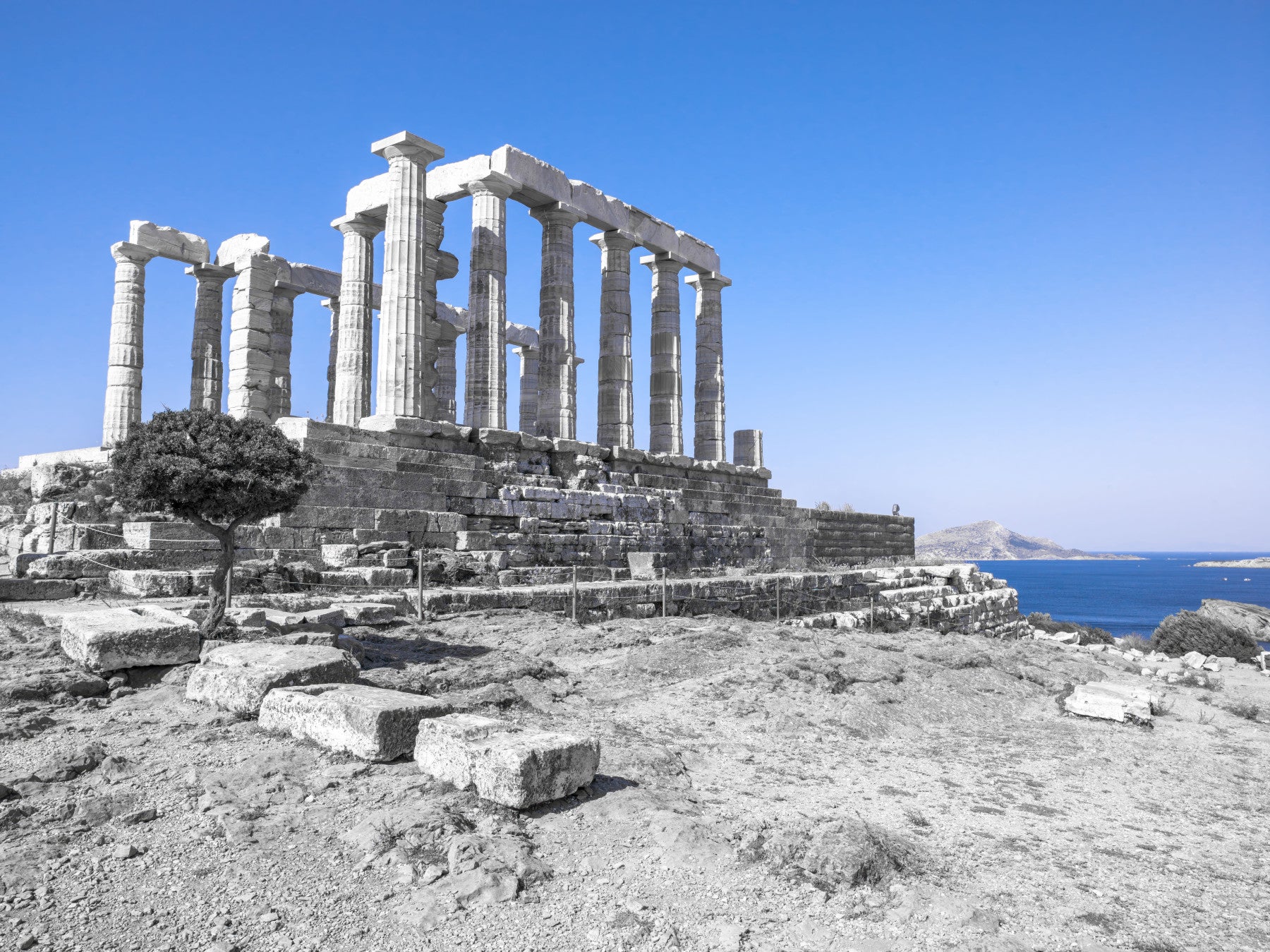 Poseidon Temple Wall Mural