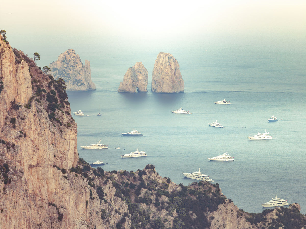 Faraglioni Cliffs Wall Mural
