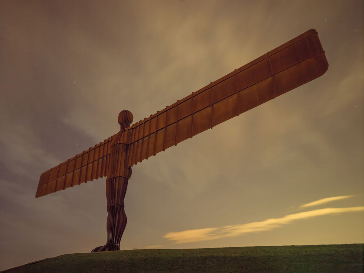 Angel of the North Wall Mural in your room — zoomed