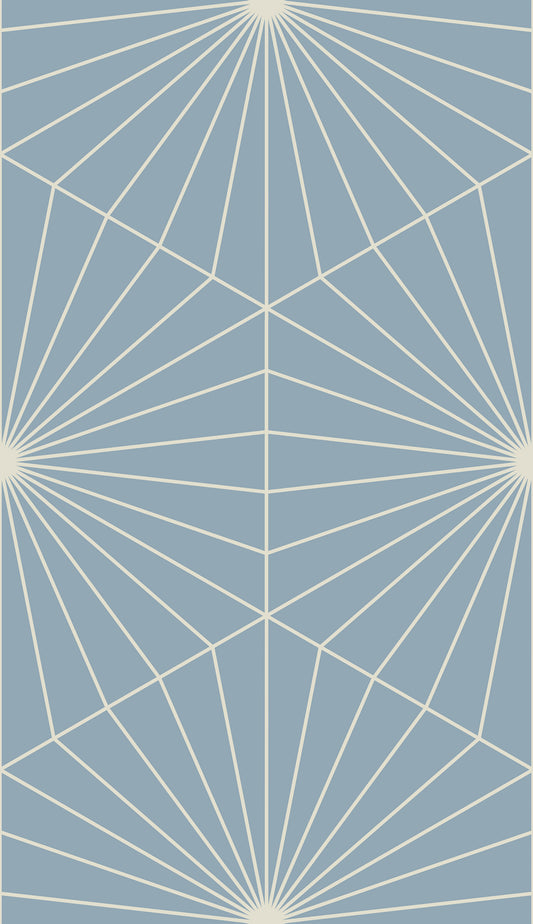 Powder Blue Radiance Wallpaper⁠