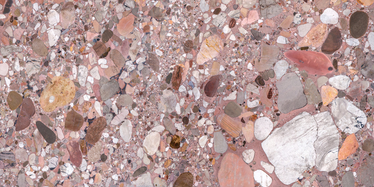 Natural Terrazzo Stone Textures Wall Mural
