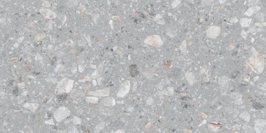 Gray Terrazzo Natural Stone Tile  Wall Mural