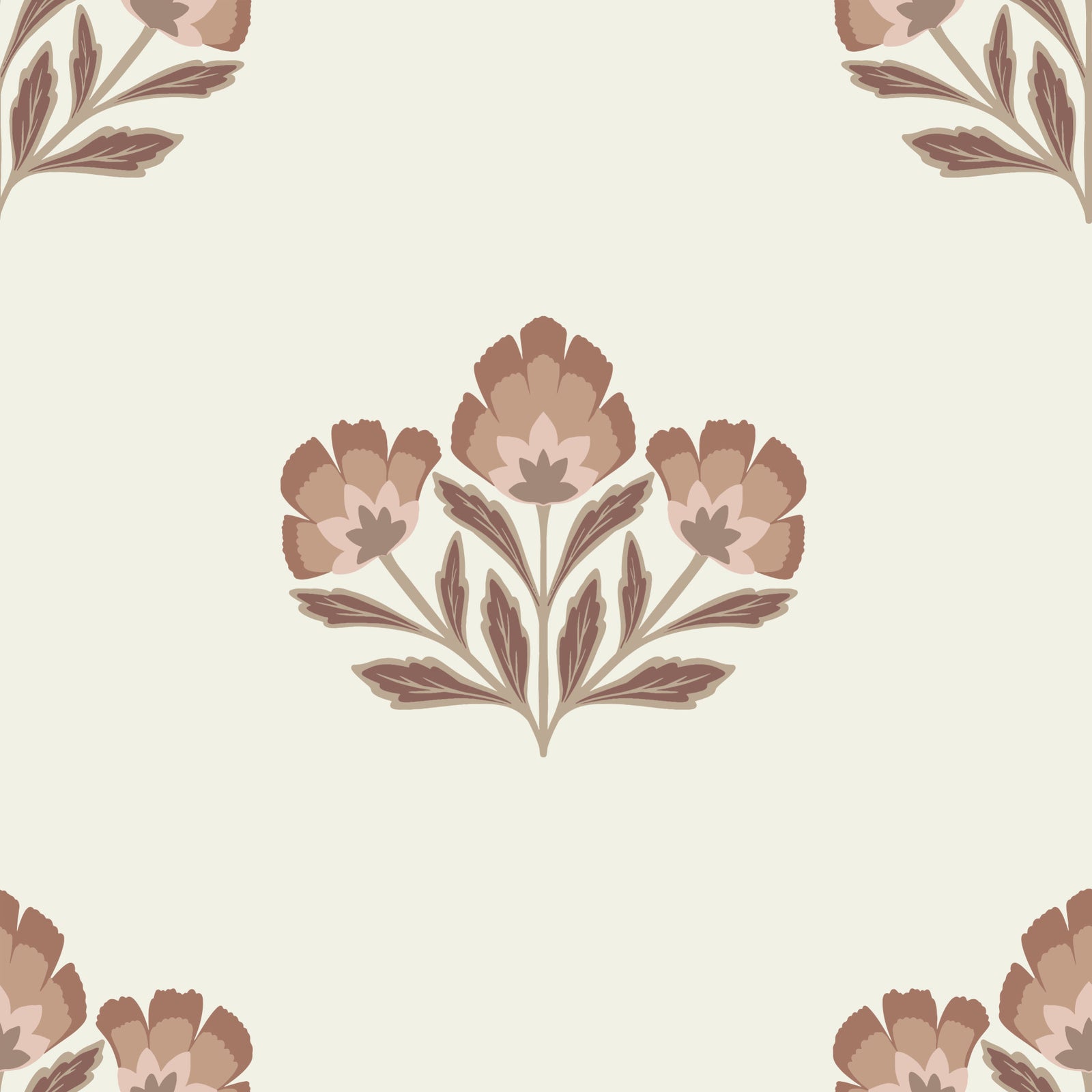 Earthy Flora Wallpaper⁠