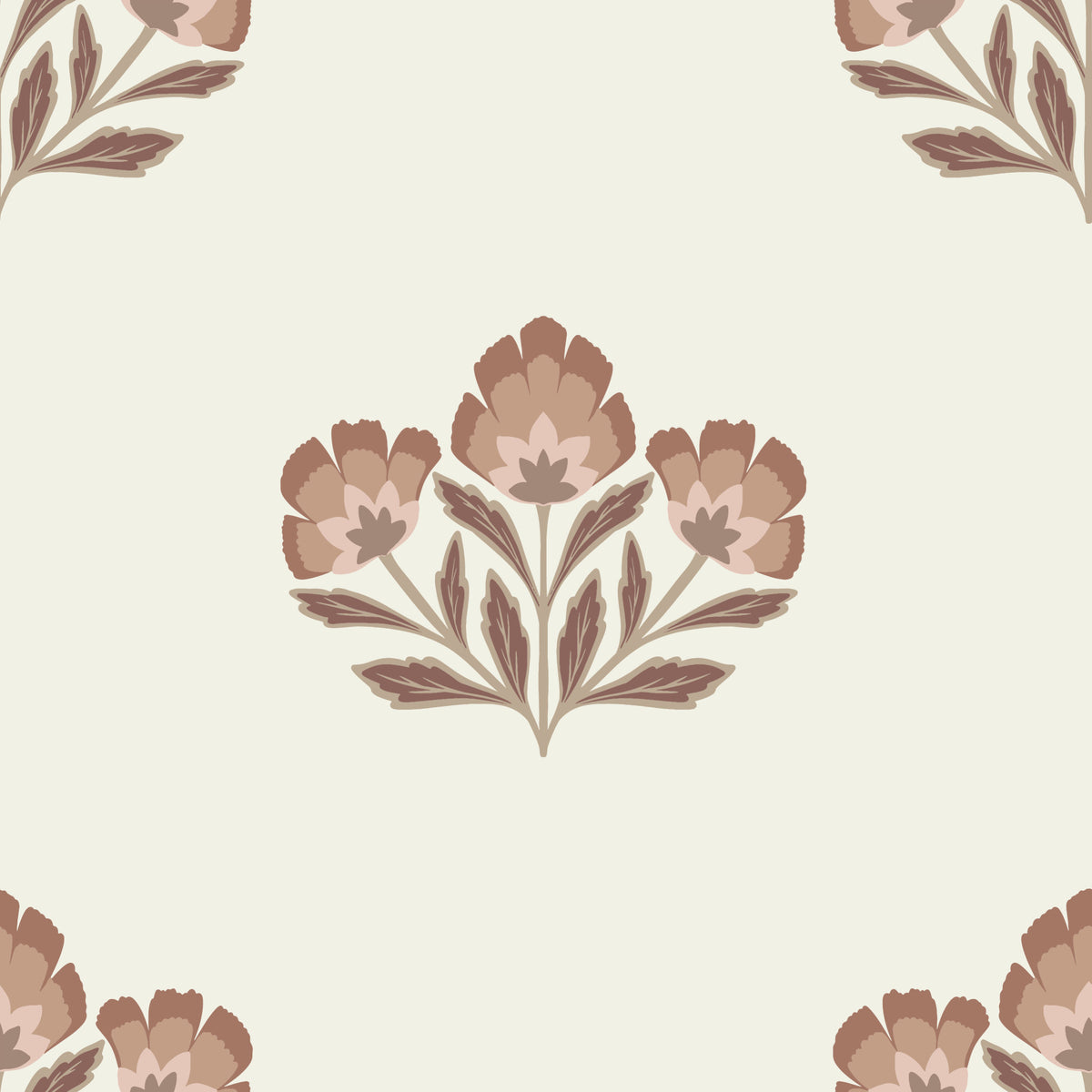 Earthy Flora Wallpaper⁠