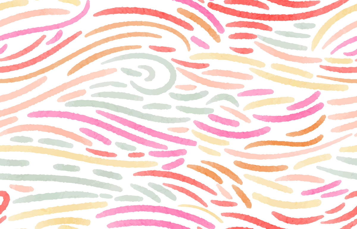 Papier peint coups de pinceau pastel bonbon in your room — zoomed
