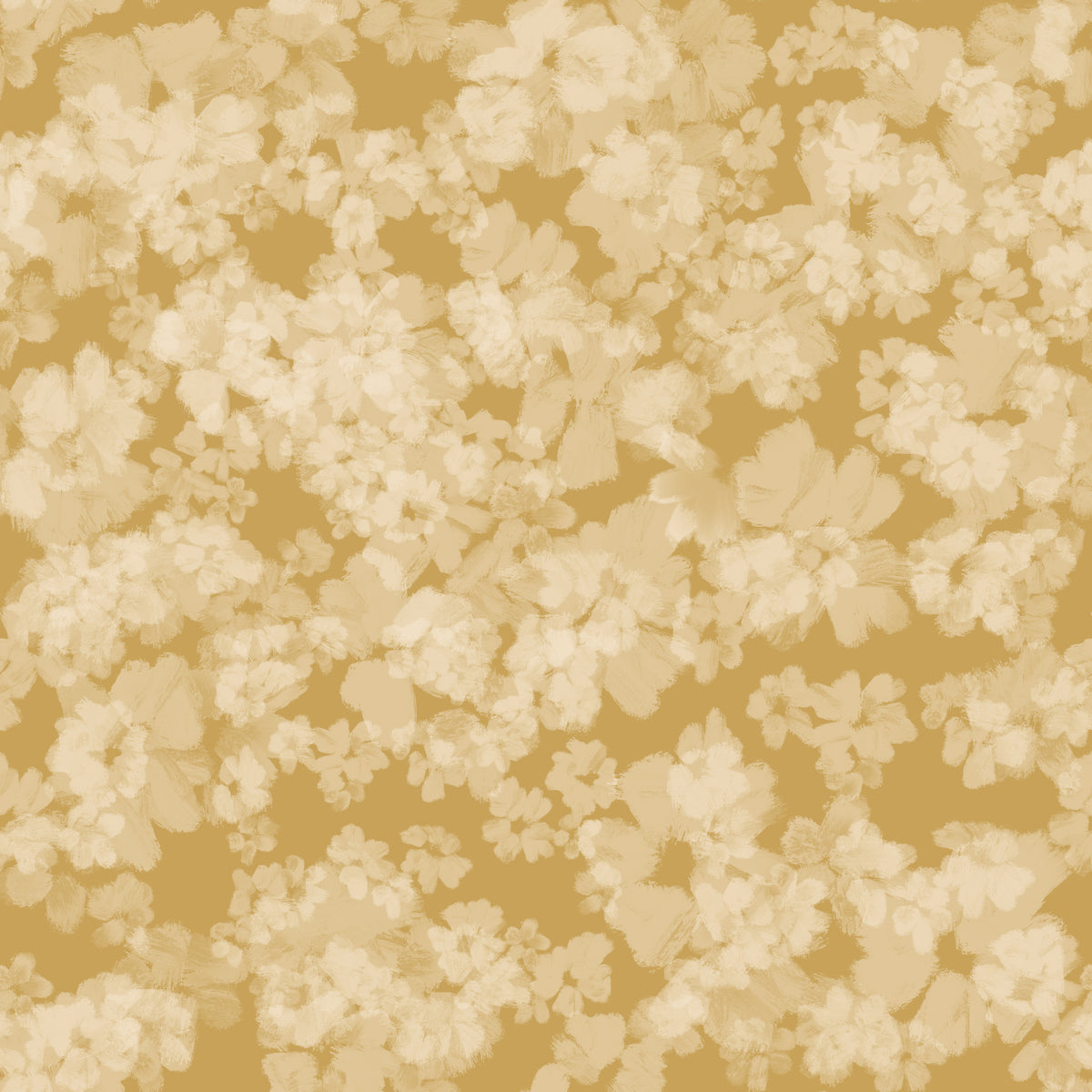 Golden soft blossom Wallpaper⁠ in your room — zoomed