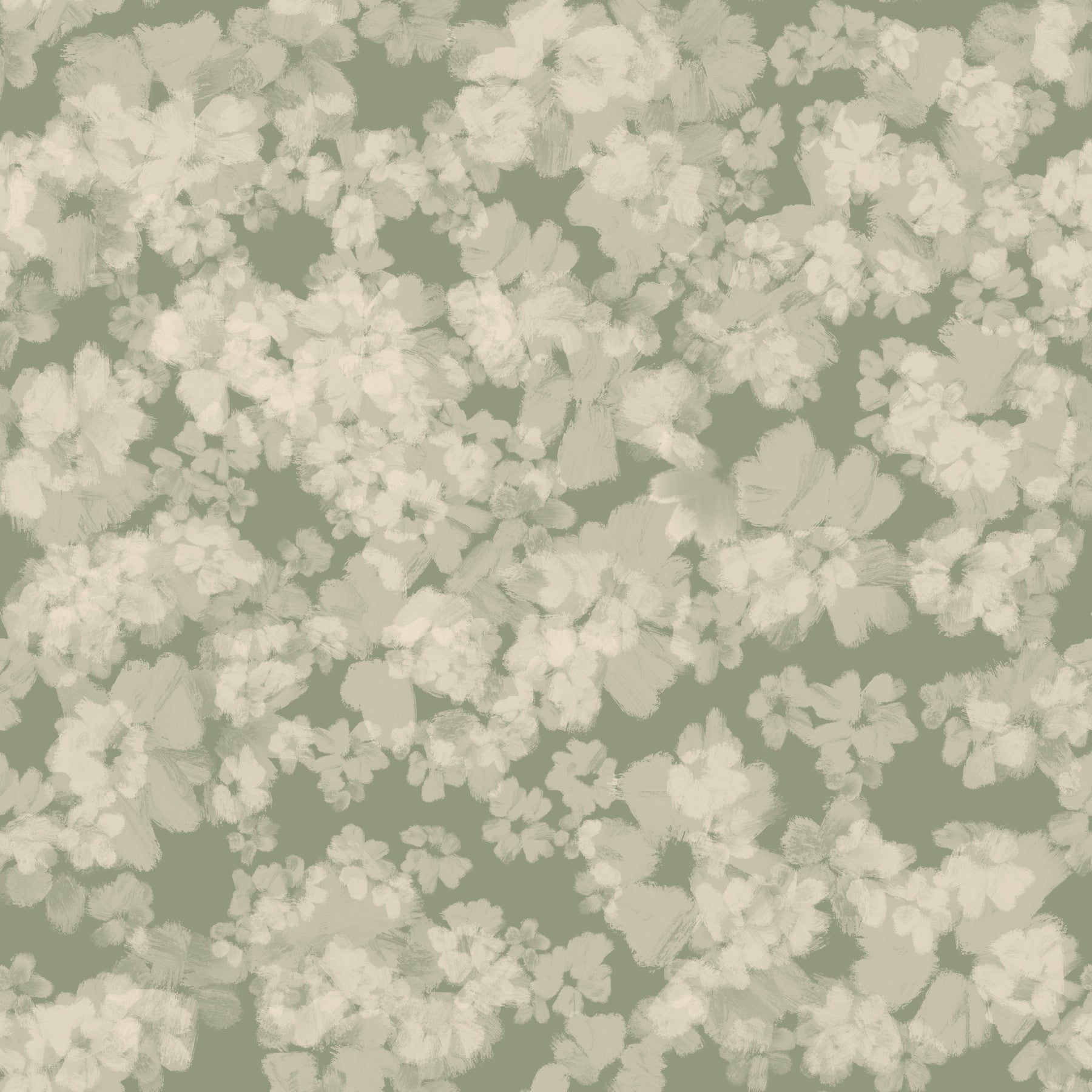 Papier peint fleurs douces peintes